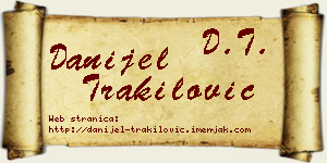 Danijel Trakilović vizit kartica